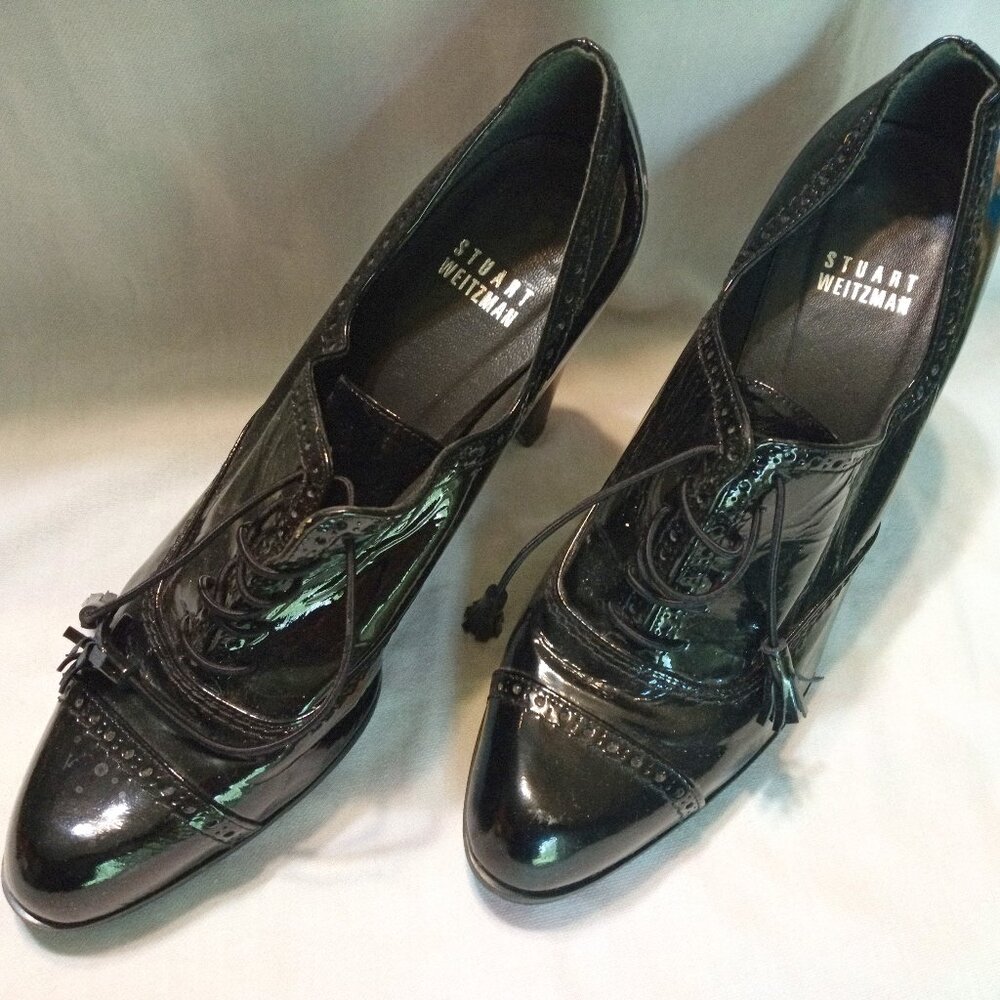 Stuart Weitzman Black Patent leather